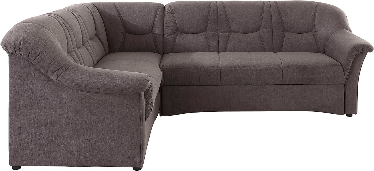DOMO collection Ecksofa »Sarafina zeitlos&bequem, optional mit Federkern, B günstig online kaufen