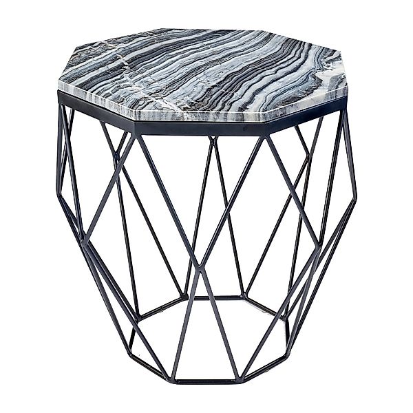 riess-ambiente Beistelltisch DIAMOND 50cm grau schwarz günstig online kaufen