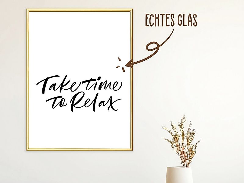 Wackadoo Living Bilderrahmen-Set Bilderrahmen mit Glasscheibe für Einzelbil günstig online kaufen