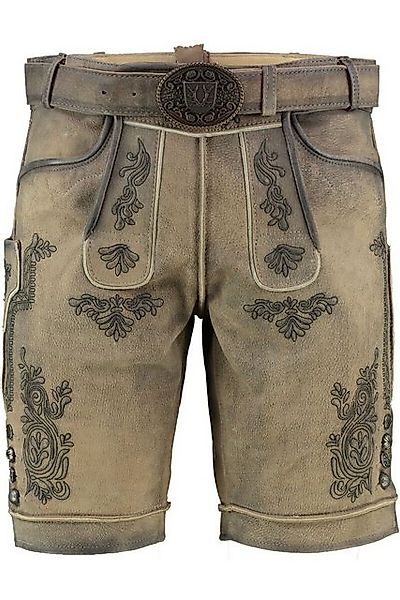 Lederhose Rob mit Gürtel günstig online kaufen