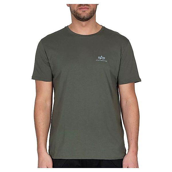 Alpha Industries Basic Small Logo Reflective Print Kurzärmeliges T-shirt M günstig online kaufen
