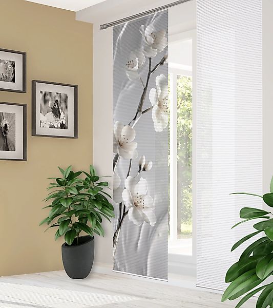 HOME in green Schiebegardine "LAIRA" Paneelwagen 1 Stk. tlg. DIGITALBEDRUCK günstig online kaufen