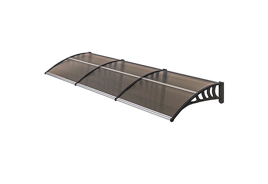 autolock Balken-Vordach Vordach für Haustür/Fenster,wetterfest,Braun,Alumin günstig online kaufen