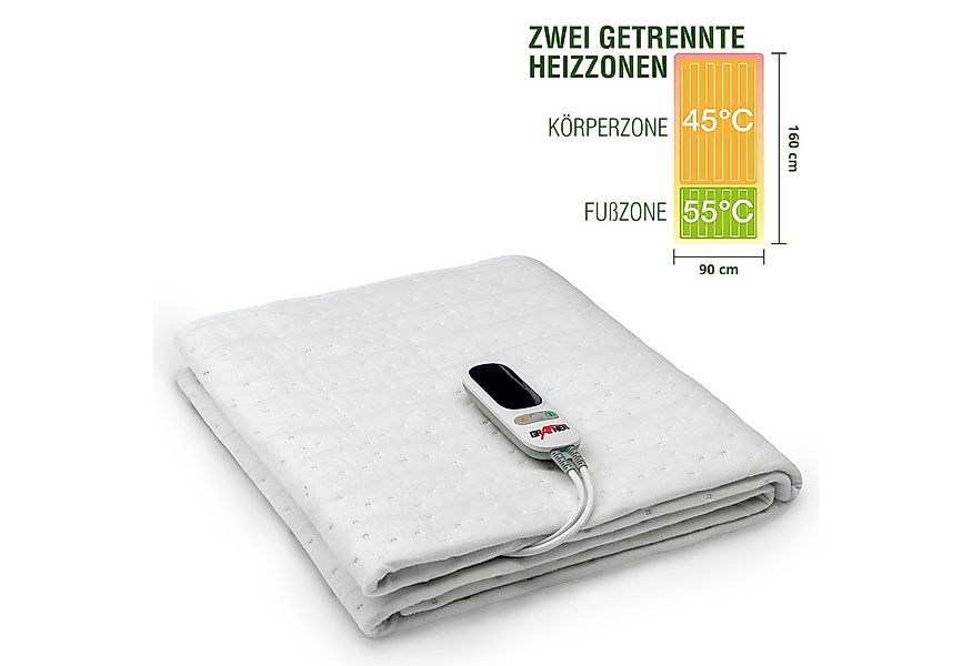 Grafner Wärmeunterbett Wärmeunterbett Polyester elektro Heizzonen Heizdecke günstig online kaufen