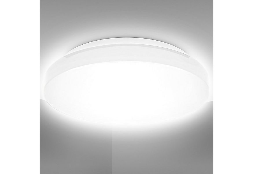 B.K.Licht LED Deckenleuchte BK_DB1296 LED Bad-Deckenleuchte, Ø28,8cm, IP44- günstig online kaufen