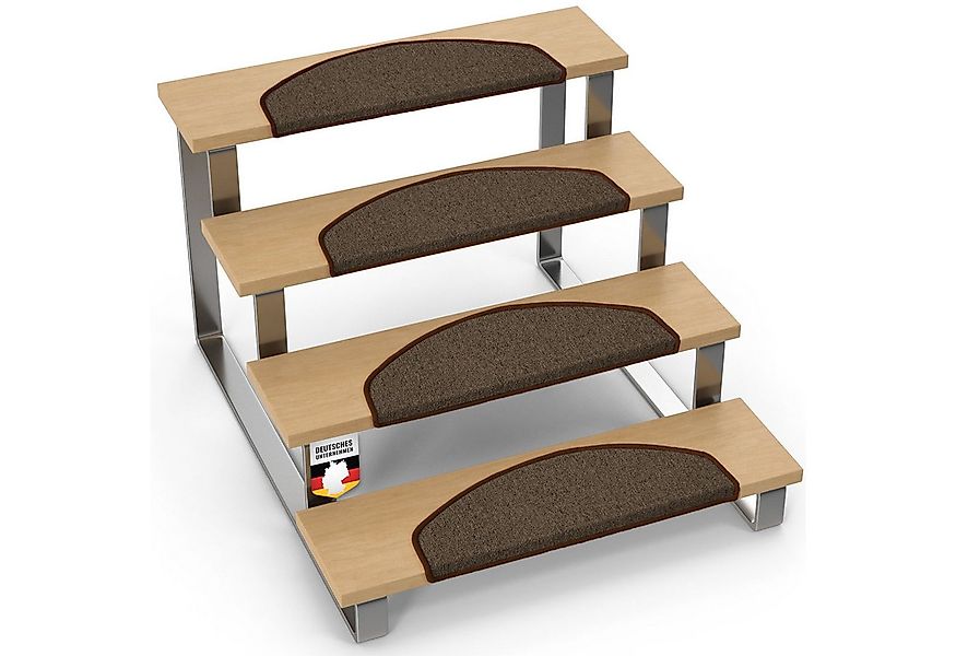 Floordirekt Stufenmatte London Pro, Im modernen Design, Halbrund, Rutschhem günstig online kaufen