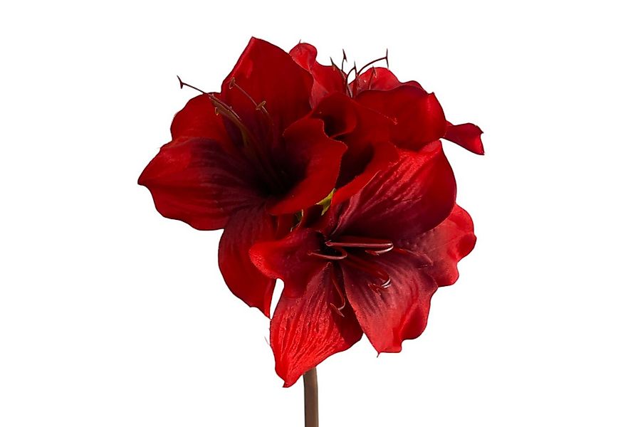Kunstblume Kunstblume Amaryllis ca. 48cm. 1 Stängel mit 3 Blüten, Floratexx günstig online kaufen