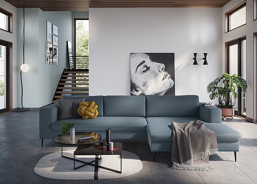 DOMO collection Ecksofa "Modica, zeitlos und elegant, L-Form", moderne Opti günstig online kaufen