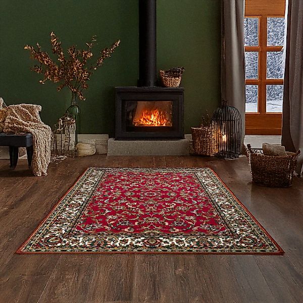 OTTO home Teppich »Ezzo, Made in Belgium«, rechteckig, 7 mm Höhe, Orient-Op günstig online kaufen
