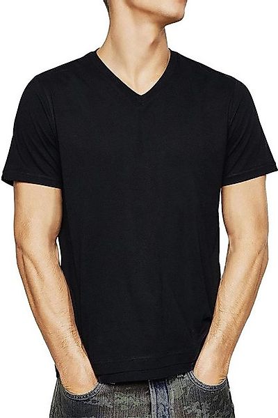 Diesel T-Shirt Diesel Herren T-CHERUBIK-NEW T-SHIRT V-Neck günstig online kaufen