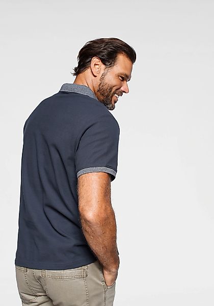 Arizona Poloshirt Kurzarm, mit Rippbündchen, Polokragen, günstig online kaufen