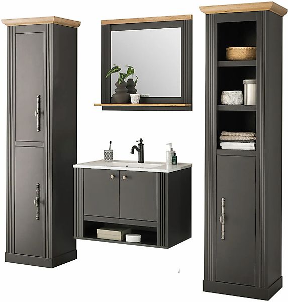 OTTO home Badmöbel-Set "WESTMINSTER, Bad im Landhausstil, 4-teiliges Badezi günstig online kaufen