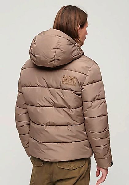 Superdry Steppjacke "HOODED SPORTS PUFFR JACKET", mit Kapuze, mit kontrastf günstig online kaufen