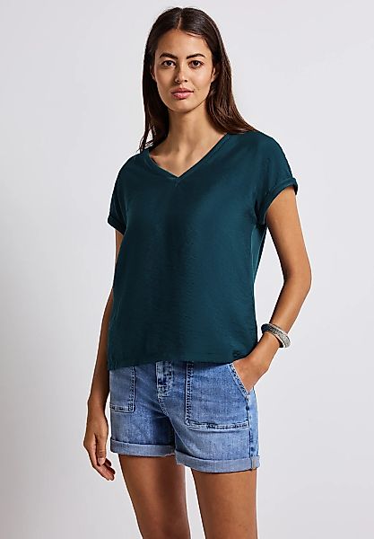 STREET ONE T-Shirt, mit V-Ausschnitt günstig online kaufen