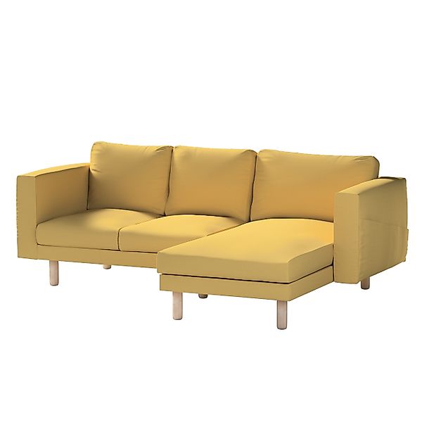 Bezug für Norsborg 3-Sitzer Sofa mit Recamiere, chiffongelb, Norsborg Bezug günstig online kaufen
