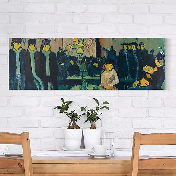 Leinwandbild - Panorama Emile Bernard - Das Tabarin oder Kabarett in Paris günstig online kaufen