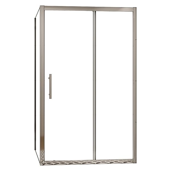 AICA Duschkabine Schiebetür 140x190cm mit Seitenwand 90x190cm Eckeinstieg 8 günstig online kaufen