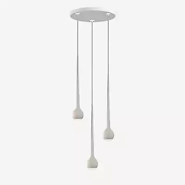 Grau Falling Sun Pendelleuchte LED Cluster - 3-flammig, sand - 200 cm günstig online kaufen