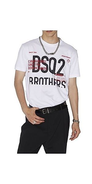 Dsquared2 Print-Shirt Dsquared2 DSQ2 Bro Cool T-Shirt Weiß Herren S günstig online kaufen
