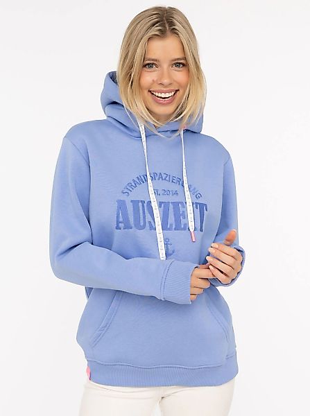 Zwillingsherz Hoodie ""Auszeit"" mit gestickter "Auszeit"-Botschaft, Kapuze günstig online kaufen