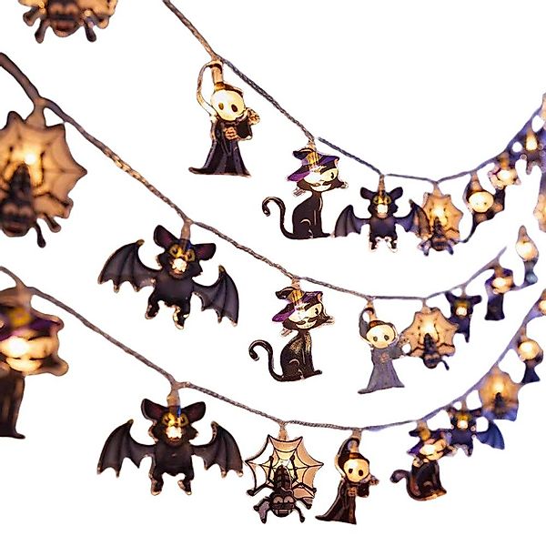 Coonoor LED-Lichterkette Herbst Deko, Halloween Lichterkette günstig online kaufen