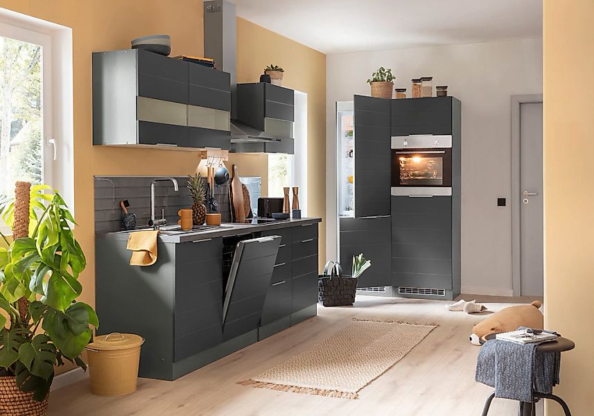 KOCHSTATION Küchenzeile "KS-Luhe" 360 cm breit, wahlweise mit oder ohne E-G günstig online kaufen