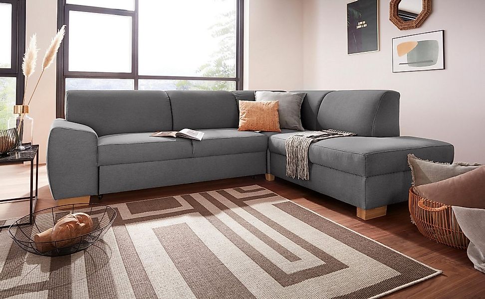 DOMO collection Ecksofa "Incanto kubische Formensprache, komfortabel, L-For günstig online kaufen