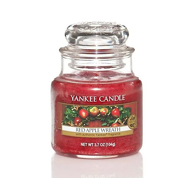 Yankee Candle Duftkerze Red Apple Wreath 104 g günstig online kaufen