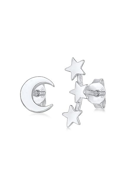 Elli Paar Ohrstecker Mond Halbmond Stern günstig online kaufen