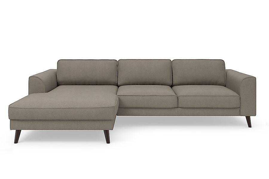 TRENDMANUFAKTUR Ecksofa "Lumber Jack, elegantes Designsofa, zeitlos modern, günstig online kaufen