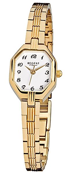 Regent Quarzuhr Regent Damen-Armbanduhr gold Analog günstig online kaufen