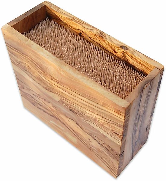 Olivenholz-erleben Messerblock »MANHATTAN mit Box aus Olivenholz«, 1 tlg., günstig online kaufen