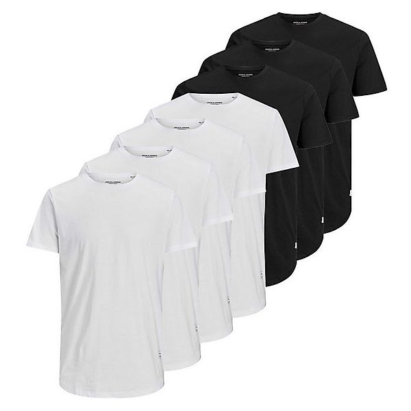 Jack & Jones T-Shirt Herren T-Shirt 7er Pack Baumwolle (Packung, 7er Pack) günstig online kaufen