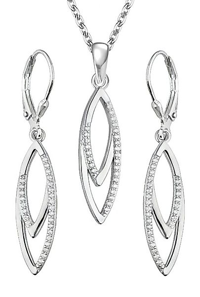 Limana Schmuckset 925 Sterling Silber Ohrhänger Halskette Anhänger Kette mi günstig online kaufen