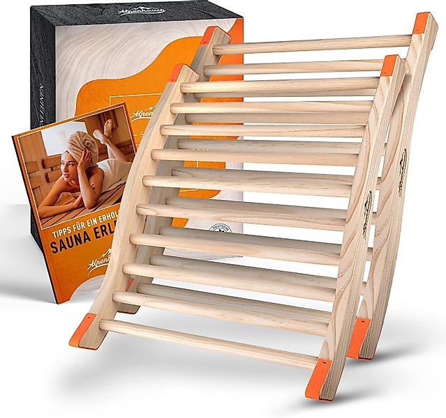 Alpenhauch Sauna-Rückenlehne - Ergonomische S-Form Rückenstütze günstig online kaufen