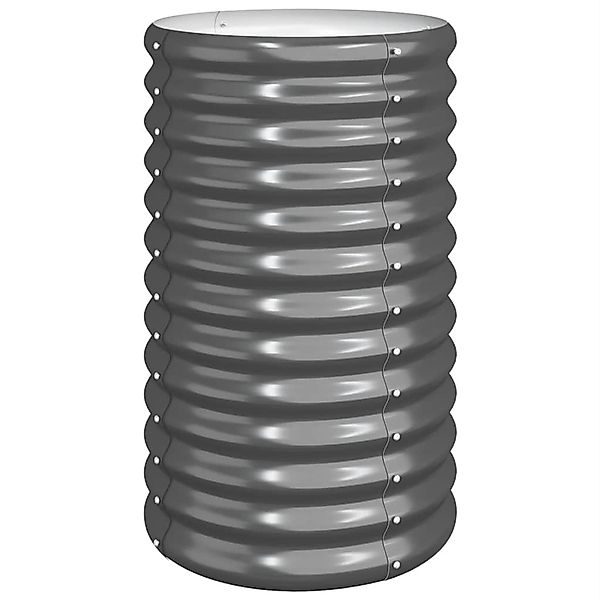vidaXL Pflanzkübel Verzinkter Stahl 40x40x68 cm Anthrazit 318851 günstig online kaufen