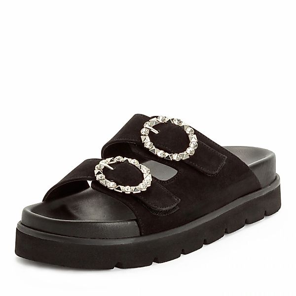 Tamaris Pantolette Sommerschuh mit schmuckbesetzten, verstellbaren Schnalle günstig online kaufen