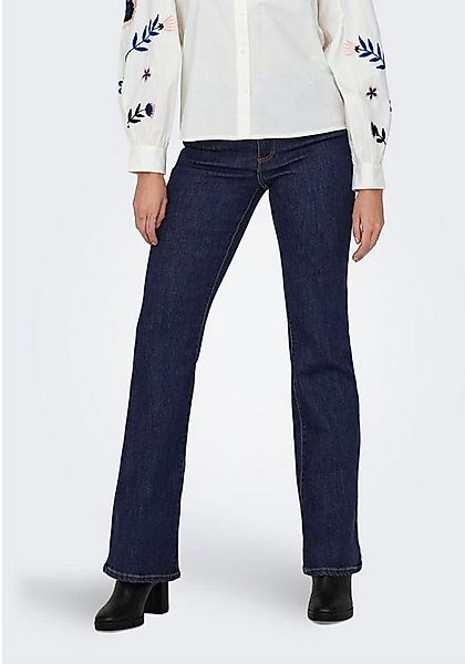 ONLY Bootcut-Jeans B800 Damen Bootcut Jeans Hose High Waist weite Jeanshose günstig online kaufen