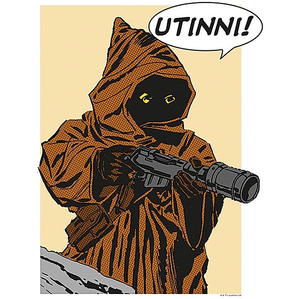 Komar Bild "Star Wars Classic Comic Quote Java" Star Wars 1 Stk. tlg. Wandb günstig online kaufen