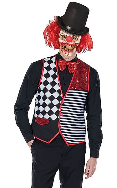 Karneval-Klamotten Kostüm Horror Pierrot Herren grusel Halloweenkostüm Narr günstig online kaufen