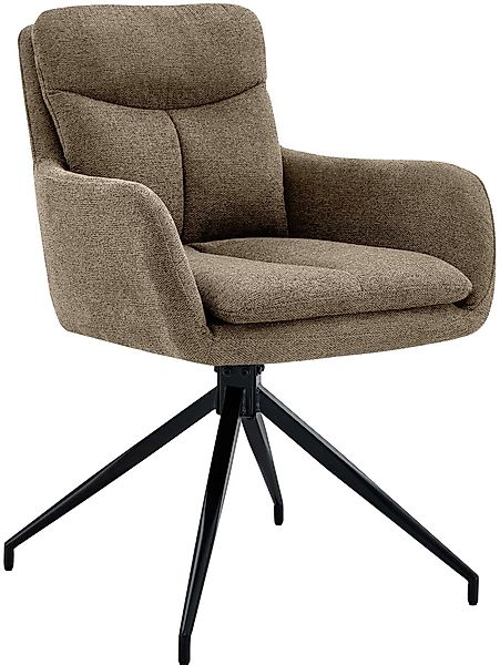 CLP Esszimmerstuhl Somers, Stoffbezug, schwenkbarer Polsterstuhl günstig online kaufen