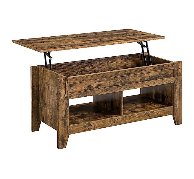 Yaheetech Couchtisch, Kaffeetisch Sofatisch mit Höhenverstellbarer Platte günstig online kaufen