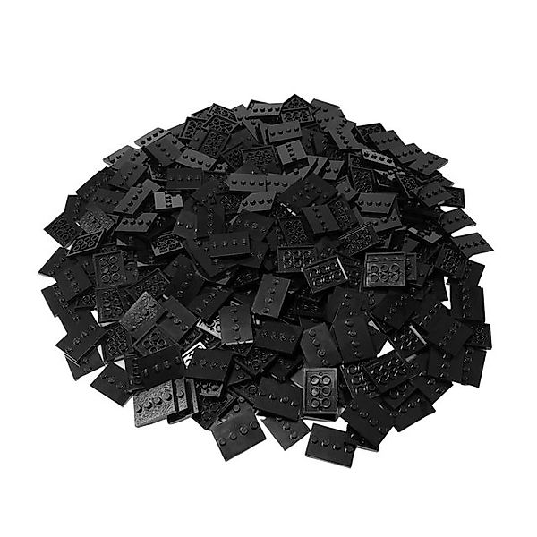 LEGO® Spielbausteine LEGO® 3x4 Standplatte Fliese Modifiziert - Black 88646 günstig online kaufen