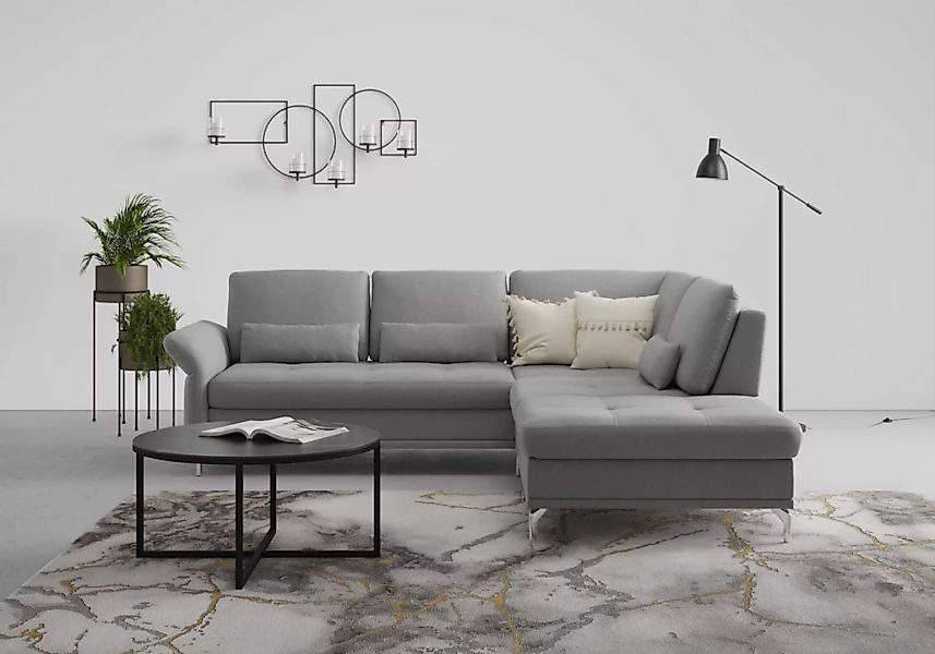 INOSIGN Ecksofa "Palm Beach L-Form", Federkern, mit Sitztiefenverstellung, günstig online kaufen