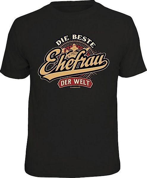 RAHMENLOS® T-Shirt für die Beste Ehefrau der Welt günstig online kaufen