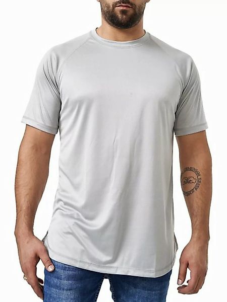 Elara T-Shirt Elara Herren Fitness T-Shirt Rundhalsschitt Dry-Fit (1-tlg) günstig online kaufen