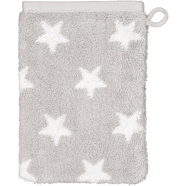 Cawö Handtücher NEW STARS Sterne klein 6261 - Farbe: platin/weiß - 76 - Was günstig online kaufen