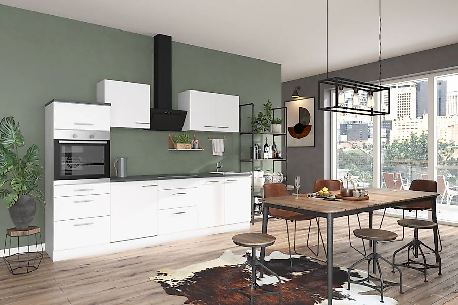 OPTIFIT Küche »Bella« Breite 210 cm, wahlweise mit E-Geräten günstig online kaufen