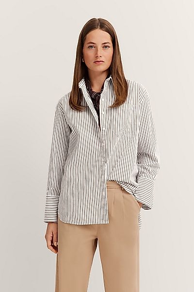 bugatti Hemdbluse aus 100 % Baumwolle günstig online kaufen