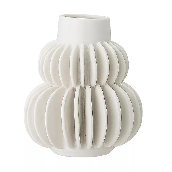 Bloomingville - Halfdan Vase - weiß/BxH 11,5x14cm günstig online kaufen